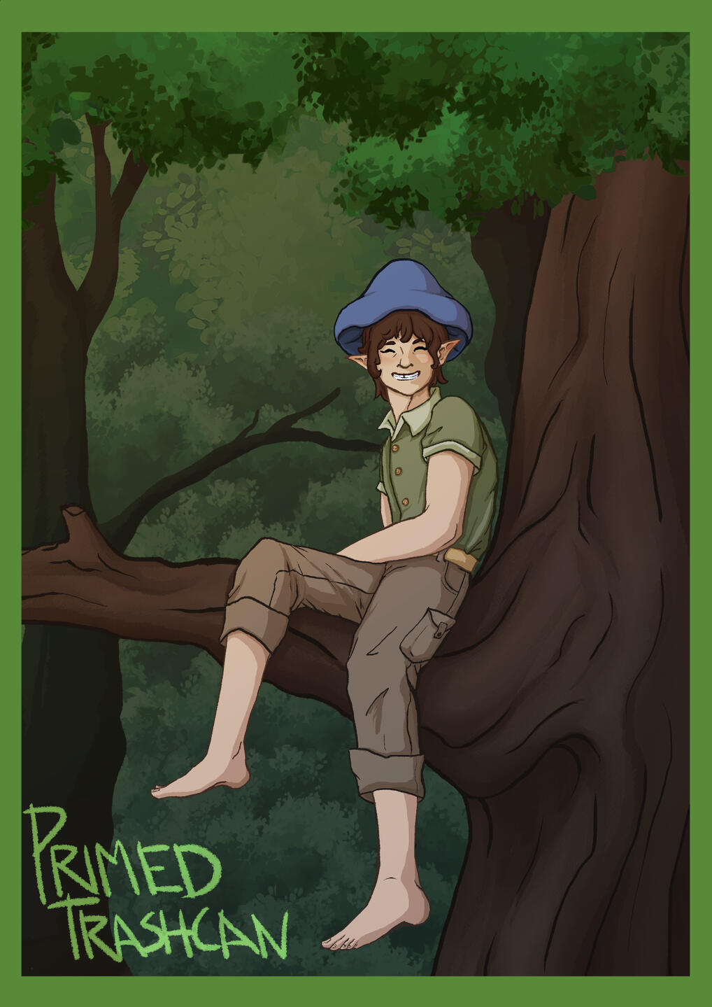 An ArtFight attack of a character named Nym