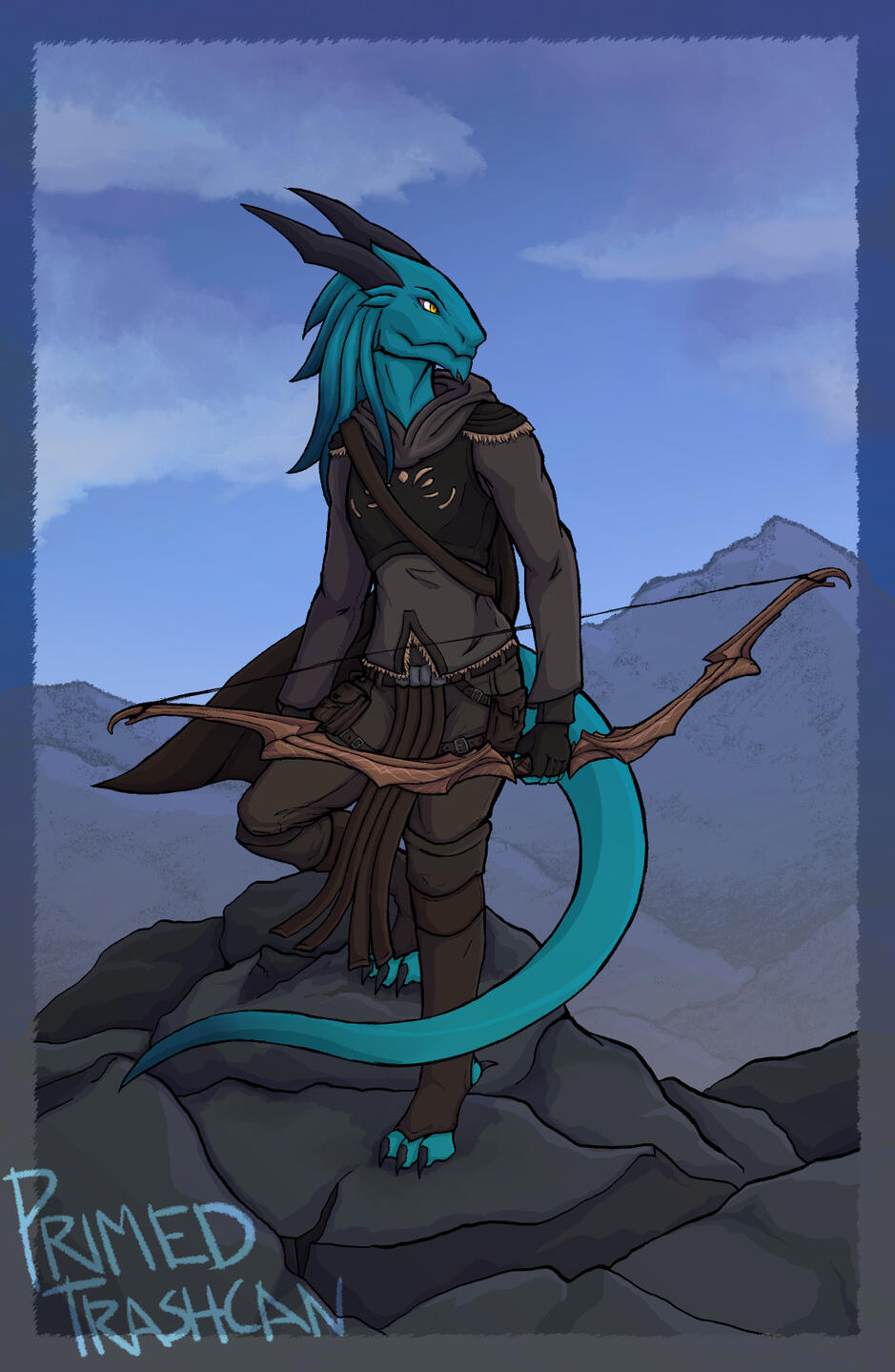 Drawing of a DnD OC, Thyri